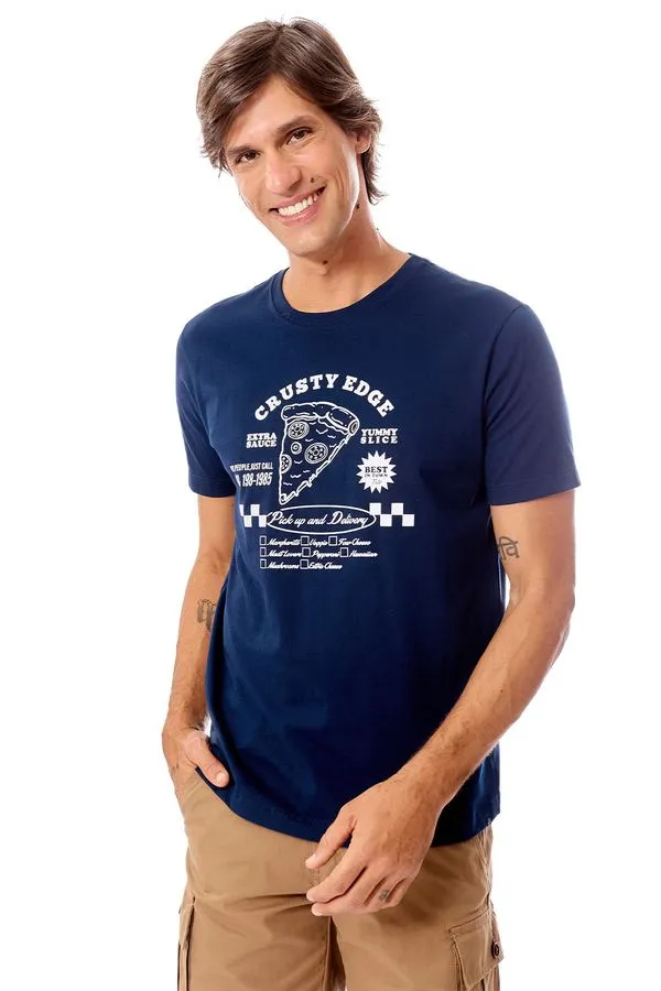 T-Shirt Estampada Soul Delivery Azul Marinho AZUL MARINHO/GG