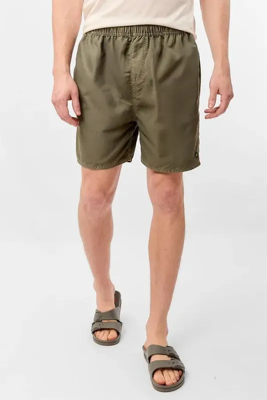 Short Liso Com Patch Verde Musgo VERDE MUSGO/G