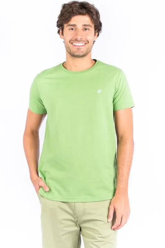 T-Shirt Básica Ts Verde Clara VERDE CLARA/GG