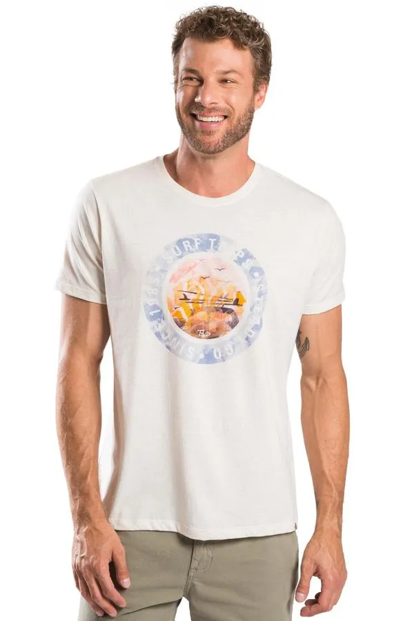 T-Shirt Estampada Surf Cru CRU/P