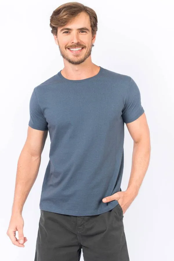 T-Shirt Básica Premium Fit Azul Jeans AZUL JEANS/M