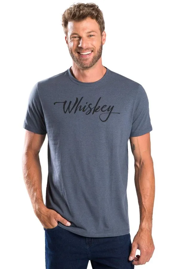 T-Shirt Estampada Whiskey Grafite GRAFITE/M