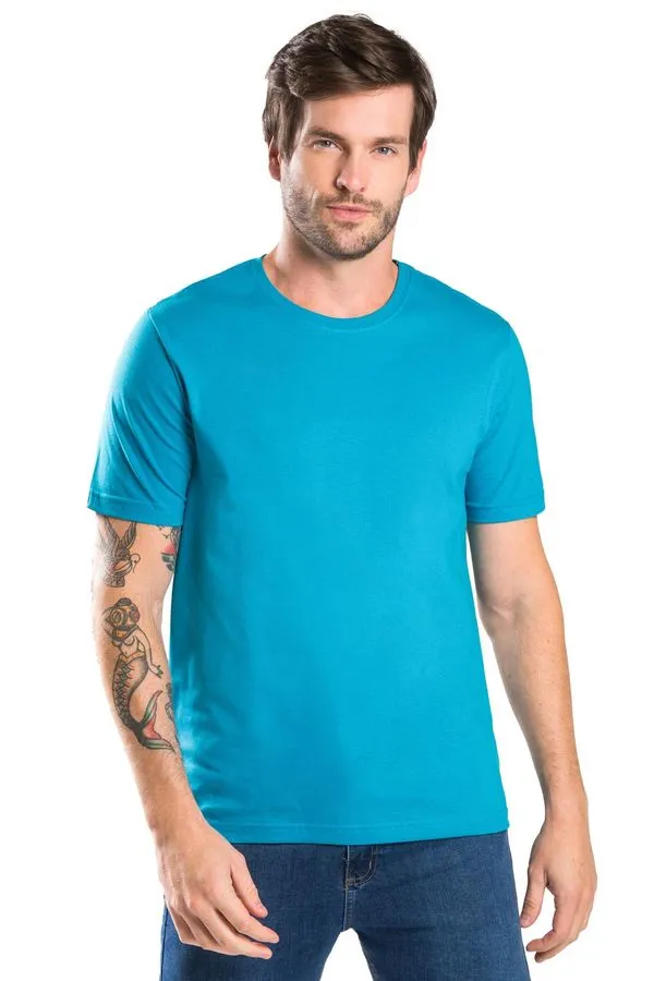 T-Shirt Básica New Comfort Azul Turquesa AZUL TURQUESA/P