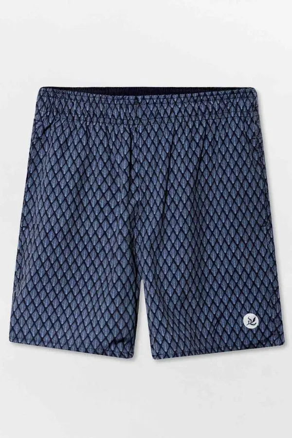 Short Infantil Mini Print Folha Azul Marinho AZUL MARINHO/14