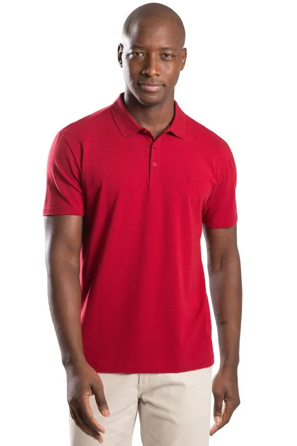 Polo Especial Pima Vermelho Escuro VERMELHO ESCURO/G