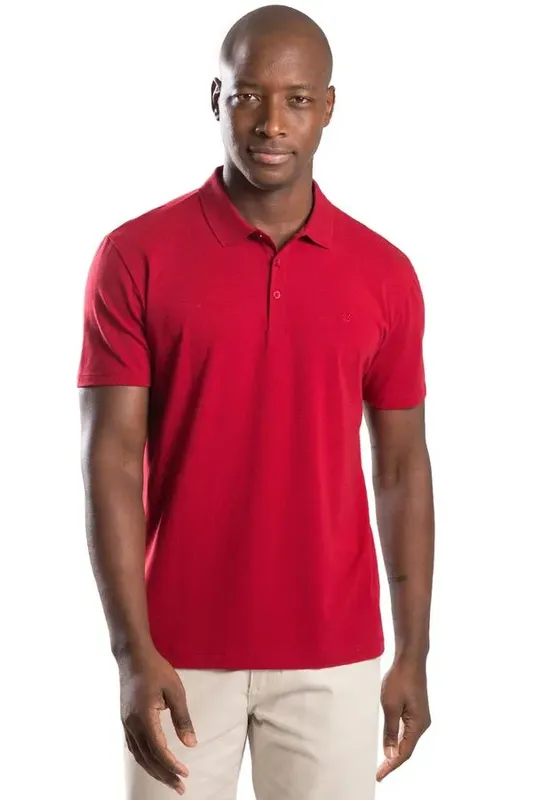 Polo Especial Pima Vermelho Escuro VERMELHO ESCURO/G