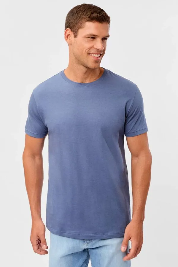 T-Shirt Básica Comfort Azul Jeans AZUL JEANS/G