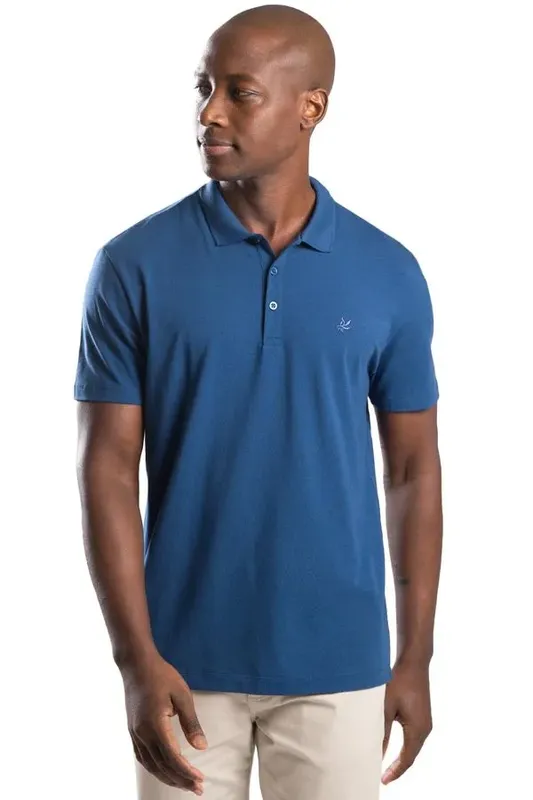 Polo Especial Pima Azul Escuro AZUL ESCURO/M