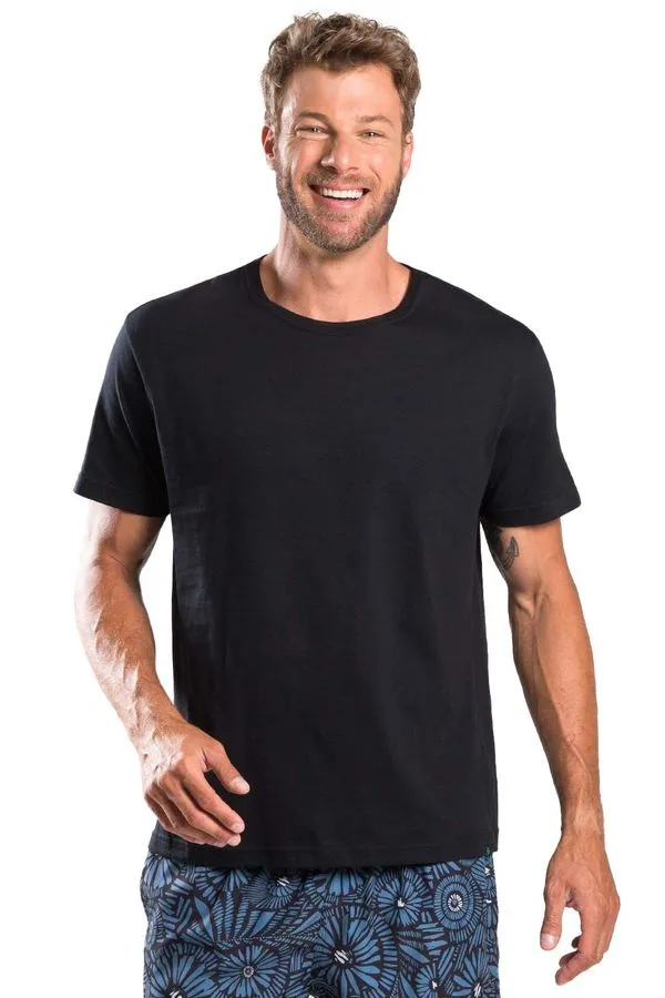 T-Shirt Básica Comfort Preta PRETA/GG