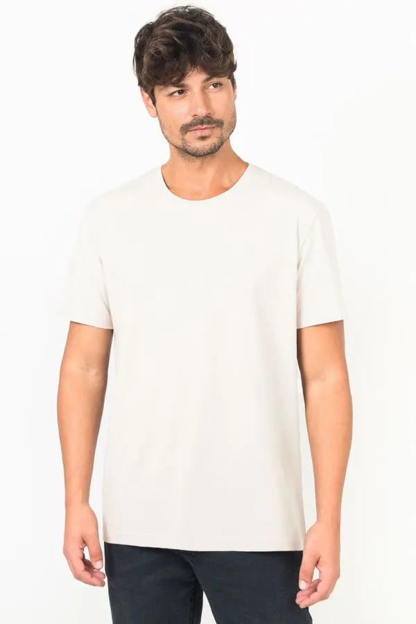 T-Shirt Básica Premium Pima Off White OFF WHITE/M