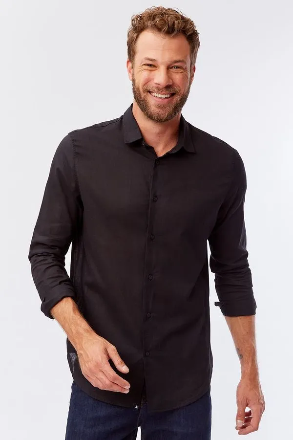 Camisa Lisa Preto PRETO/GGG