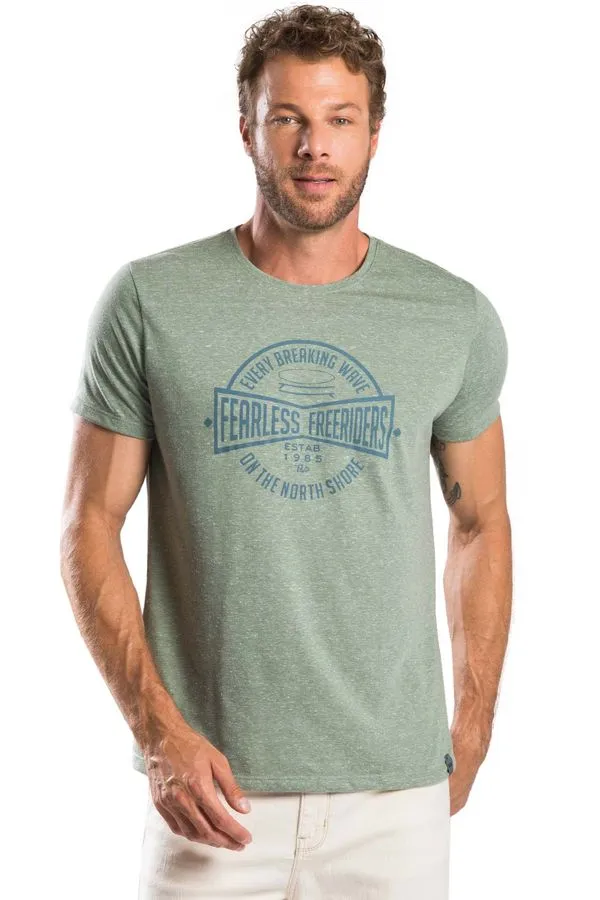 T-Shirt Estampada Verde VERDE/GG
