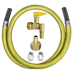 Kit Instalação de Fogão e Cooktop Acompanha Registro Corta Fogo 90° e Mangueira de 1,50m Roco