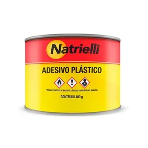 Adesivo Plástico Cinza 400gr Natrielli