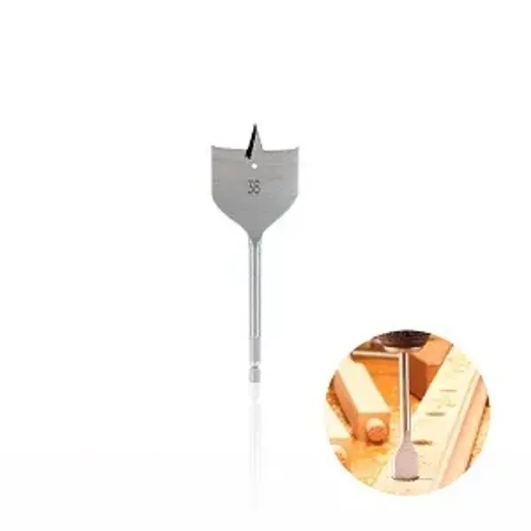 Broca Chata para Madeira 38x150mm com Haste Sextavada Matrix