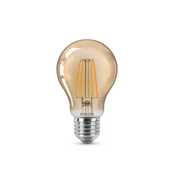 Lâmpada Led Filamento 4W A60 Luz Amarela 2500K Bivolt Base E27 Philips