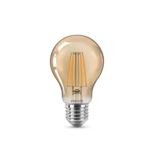 Lâmpada Led Filamento 4W A60 Luz Amarela 2500K Bivolt Base E27 Philips
