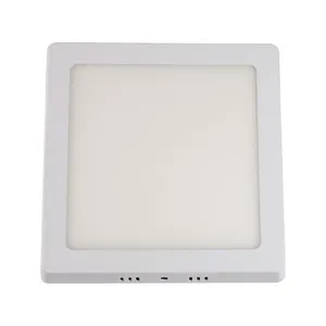 Painel LED de Sobrepor Home Quadrado Luz Branca Bivolt Bronzearte Painel de LED Sobrepor Home 12W 16x16cm 1020 Lúmens Luz Branca