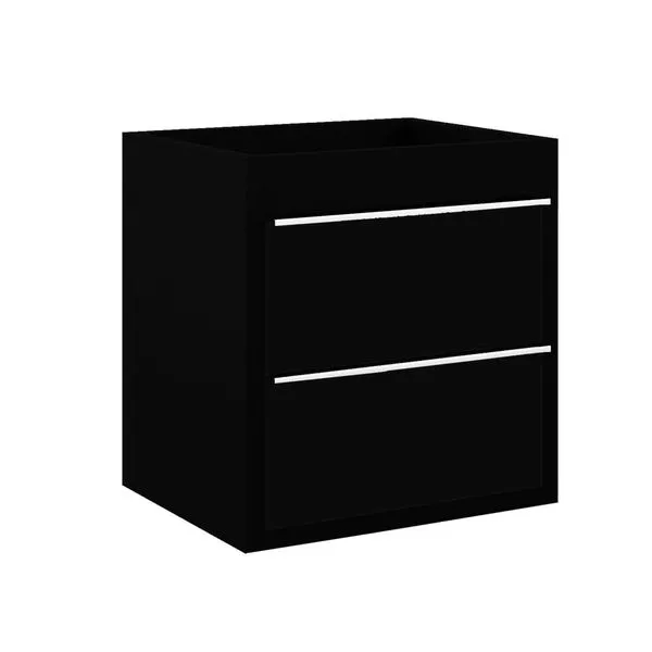 Toucador Sem Lavatório Para Banheiro Top 50Cm Preto Bumi
