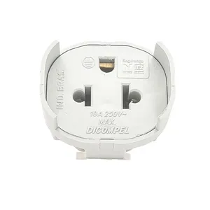 Pino Adaptador Universal Padrão Brasileiro Branco Dicompel