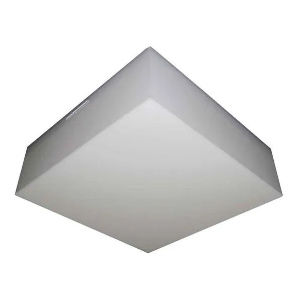 Plafon Valencia 26x26cm acrílico jateado 2XE27 Tualux