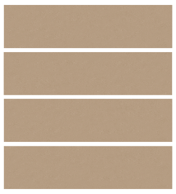 Revestimento de Parede Monocolor Bold Mate 7x26cm Nut 0,90m² Portobello