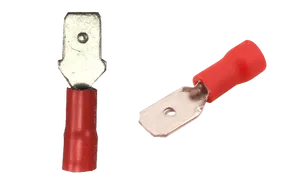 Terminal Macho Vermelho Para Fios 1,5 A 2,5mm 05 Peças Bricopack