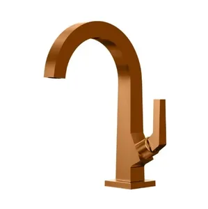 Torneira Bella Clássica para Lavatório de Mesa Bica Alta Rose Gold Fani