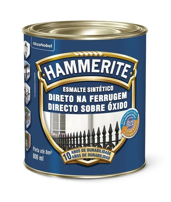 Esmalte Premium Sintético Brilhante Hammerite Prata Coral Esmalte Premium Sintético Brilhante Hammerite Prata 0,8L Coral