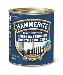 Esmalte Premium Sintético Brilhante Hammerite Prata Coral Esmalte Premium Sintético Brilhante Hammerite Prata 0,8L Coral