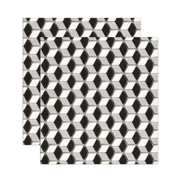 Pastilha de vidro Illusion Mix 30,2x30cm bege Portinari