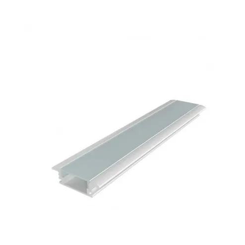 Perfil Embutir de Alumínio Way sem Fita Led Branco 2m Bronzearte