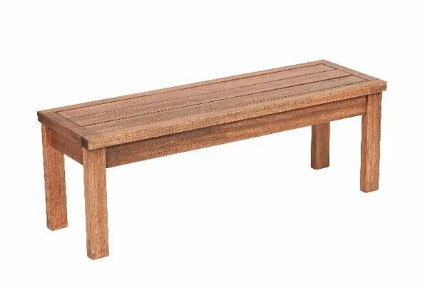 Banco Mestra Ipanema s/ Encosto 120cm Polisten Jatobá Butzke