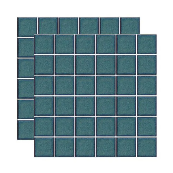 Pastilha de porcelana Point System JD4800 azul 30,3x30,3cm Jatobá
