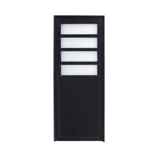 Porta Basculante Lambri Premium Black Esquerda 214X96Cm Atlantica