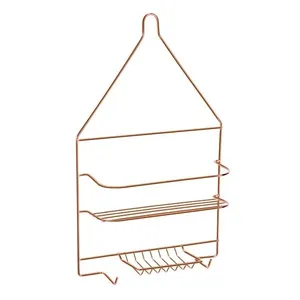 Porta Shampoo Arthi de Parede C: 25,5cm Rose Gold Master