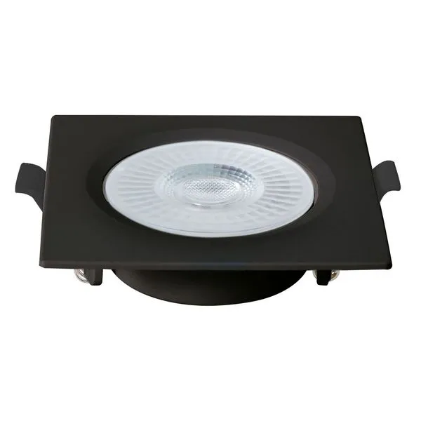 Spot Slim Led Embutir Quadrado Bivolt 6W 6500K Preto Blumenau