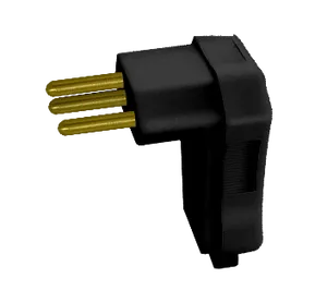 Plugue Gig Macho 2p T 10a Preto Alumbra