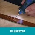 Escareador Para Gravar De Ponta Fina 0,8mm Modelo 111 Dremel