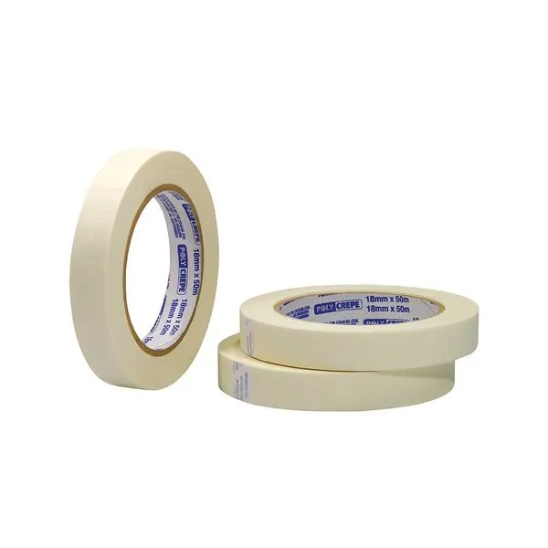 Fita crepe 18mmx50m Pulvicrepe bege Pulvitec