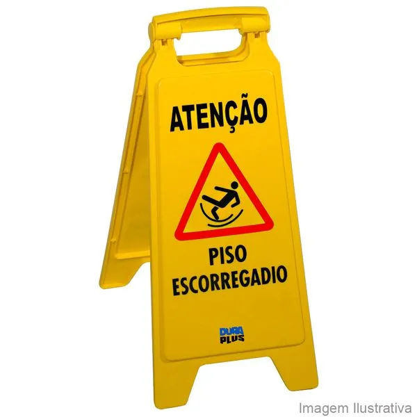 Placa de chão sinalizadora Piso Escorregadio Balaska