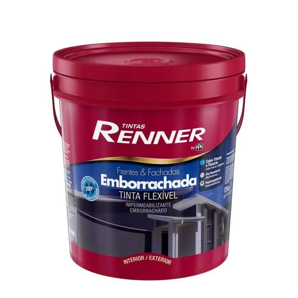 Tinta Emborrachada Branco Fosco Frentes e Fachadas 18L Renner
