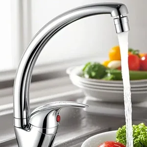 Torneira Monocomando Cozinha Bica Alta Cromado Linha LBE8008 Alterna