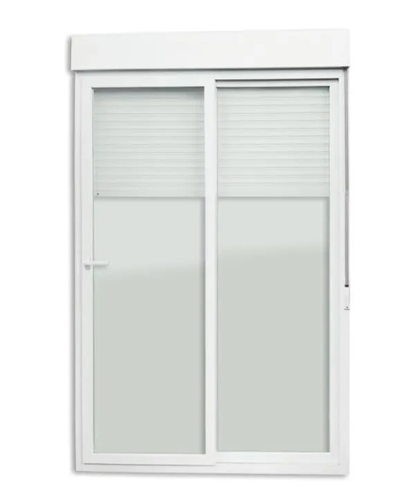 Porta de PVC Acústica com Persiana Integrada - 230X150