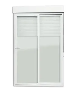 Porta de PVC Acústica com Persiana Integrada - 230X150