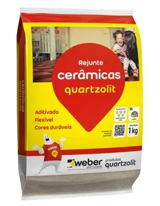 Rejunte Quartzolit Flexível Branco 1Kg