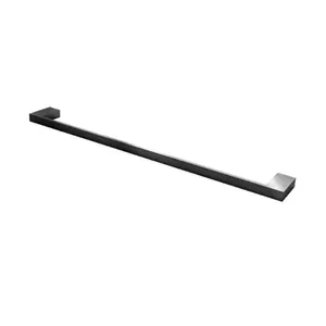 Porta Toalha Longo Horus Fani Preto Fosco Porta Toalha Horus Longo Preto Fosco Fani