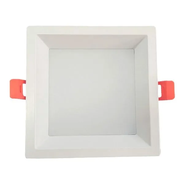Downlight Hide De Embutir Recuado Led 24W 3000K 127/220V Quadrado Luminatti