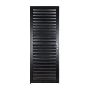Porta Palheta Semi Ventilada Direita 210x70 Preto Fortsul Esquadrisul