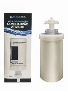 Vela de Pressão c/ Carvão Ativado Oasis